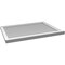 Ekena Millwork Vertical Surface Mount PVC Gable Vent w/ 2"W x 2"H , Brickmould Sill Frame, 38"W x 28"H GVPVE38X2803SN - alternate 5